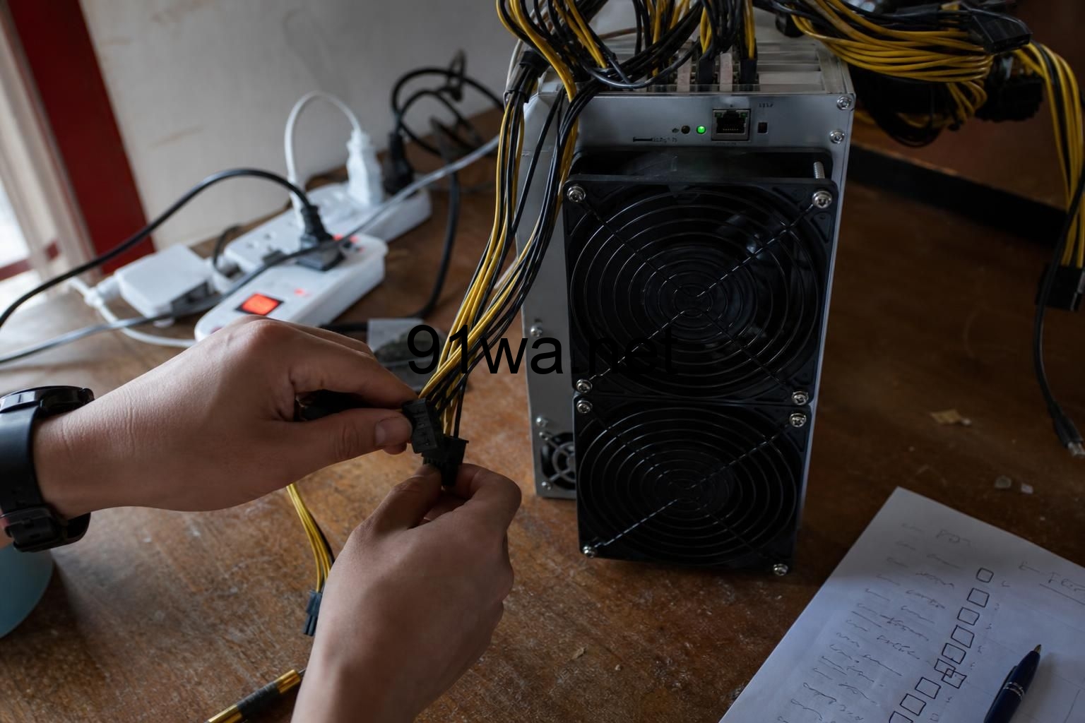 验收第一台矿机时，先别急着填矿池地址